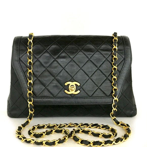 Chanel Timeless Handle Small Lamb Black